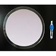 Large 10" Suction Cup 8X Magnifying Mirror with Precision Tweezers