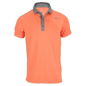 NIKE Men`s Baseline Tennis Polo Large
