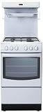 50cm All Gas Cooker c/w 4 Burner Gas Hob White (50HLG_WH)