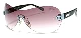 New Lightweight Oval Frame Plastic Metal Sunglasses with 100% UV Protection Lenses