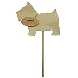 小人の森 木製動物ラベル いぬ2P B120 No.56031