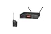 UHF receiver/transmitter system with transmitter box and a wireless receiver