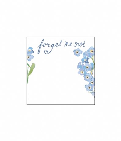 Hatley Forget Me Not Sticky Notes On Sale