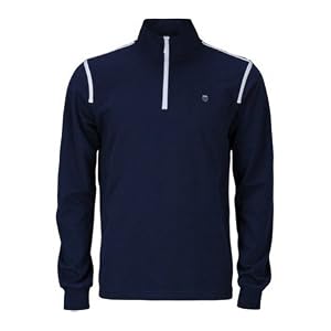 Buy K-Swiss Mens Taped Half Zip Long Sleeve Shirt