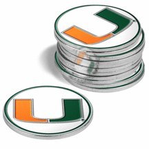 Miami Hurricanes Golf Ball Marker Pack)