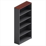 Adaptabilities 72 H Bookcase Laminate: Avant Cherry/Storm Grey