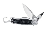 Leatherman 830315 E306X Folding Knife With Straight Edge, 7 Piece Bit Kit and Blade Launcher Opening