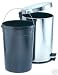 30 liter stainless steel step on trash can