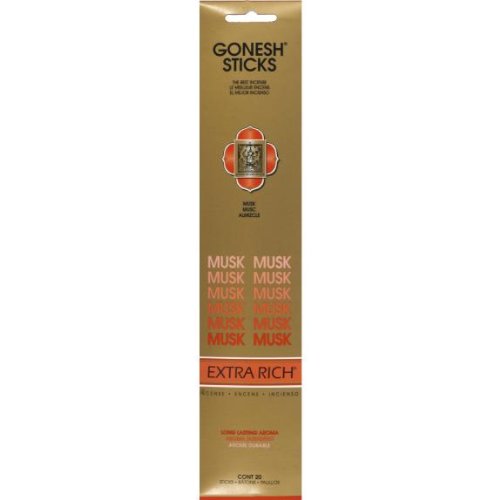 Gonesh - Musk 20 Count Incense Sticks