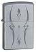 Zippo 21155 Windproof Pristine Curves Lighter in Satin Chrome
