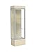 Waddell Edge Series Floor Display Case Frame Color: Satin, Case Backing: Silk, Base Color: Chardonnay