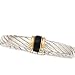 925 Silver & Onyx Bracelet with 18k Gold Accents.