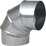 4 24GA Galv ADJ Elbow