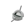 Kuchenprofi Ravioli Cornish Pasty Maker Mould and Cutter Stainless Steel Silver 12 cm Diameter