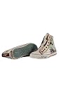 Ed Hardy Crouching Tiger Sherpa Highrise Shoes in White