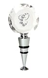 Rhinestone Monogram Winestopper - C