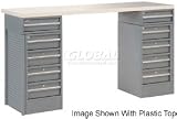 60 10 Drawer Maple Top Workbench