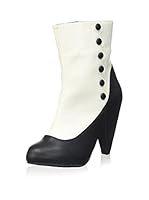 T.U.K. Botines (Marfil / Negro)