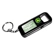 John Deere Black Bottle Opener Key Chain