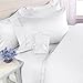 Elegant Comfort 1500 Thread Count - Wrinkle Resistant - Egyptian Quality 3pc Duvet Cover Set, Solid, Full/Queen, White