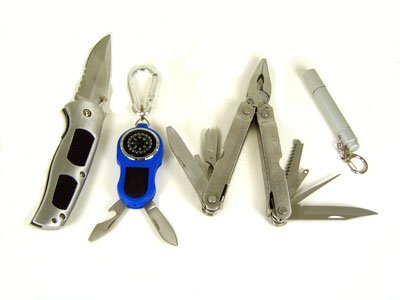 Childrens Toyshop   : Compass/Knife/Torch Fishing/Camping Survival Kit/Tool
