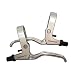 Shimano BL-R550 Canti-Caliper Brake Lever Set Pair, Flat Bar Silver