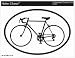 BICYCLE Oval Bumper Sticker