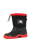 Produkt-Bild: Capt n Sharky 120011-1 Jungen Gummistiefel Boots Schwarz Rot