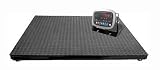 Floor Scale, 5000-lb Capacity, 4x4' , with Factory Calibrated Professional Indicator