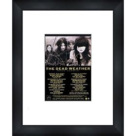 DEAD WEATHER UK Tour 2009 - Framed Original Advert