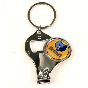 Memphis Grizzlies 3-in-1 Key Chain - Nail Clipper - Bottle Opener