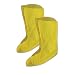 Magid SC1815 EconoWear PVC Disposable Shoe Cover, 12" Length, Yellow (Case of 240 Pairs)