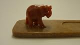 Real Simple...handtooled Handmade Soap Stone Elephant Incense Holder,10 1/2
