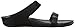FitFlop Women's Banda Micro Crystal Slide, Black, 6 M US