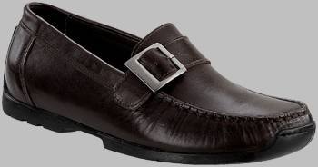 Footprints walking-shoes Cleveland from Leather in Brown with a narrow insole
