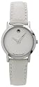 Movado Women's Museum White Genuine Lizard Strap Watch #0605652