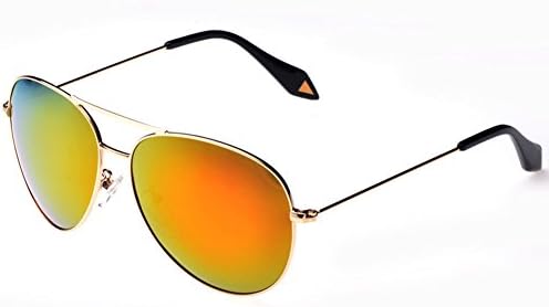 Lehua Men's Or Women's Retro Colorful Aviator 50mm Polarized Sunglasses 2083 Red