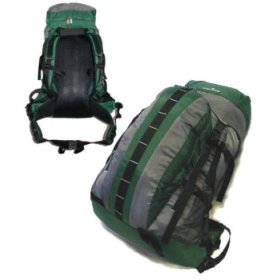 3200 Cubic Inch K-cliffs Moderate Hiker Internal Frame Backpack, Green/grey