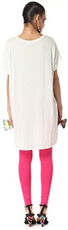 Polarfox Womens Unicorn Print Design Tshirt Dresses Large White