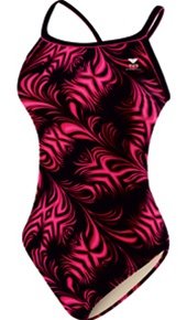 TYR Women's Apollo Diamondback Swim Suit - 2009 - Red - 38