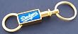 Los Angeles Dodgers Gold Tone Valet Keychain