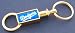 Los Angeles Dodgers Gold Tone Valet Keychain