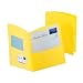 Oxford 50625-70 Contour Two Pocket Portfolios, Yellow, 25 Per Box