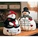 Plush Mr. & Mrs. Softy The Snowman Set