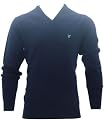 Lyle & Scott Green Eagle Knitted Sweater Navy XXL