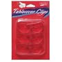 Clear Plastic Tablecover Clips (6 count)