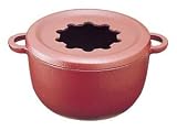 南部鉄器 フォンデュポット レッド 25311