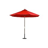 木製パラソル　270cm　エンシ゛　270RS 60156