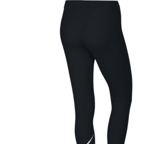 Nike Womens Club Large Swoosh Leggings#694708-010 (S)