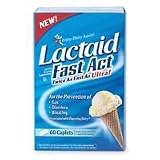 Lactaid-Fast Act Lactase Enzyme Supplement, 90 Caplets (Bonus Size)